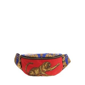 Versace Leopard Printed Baroque Belt Bag NWT